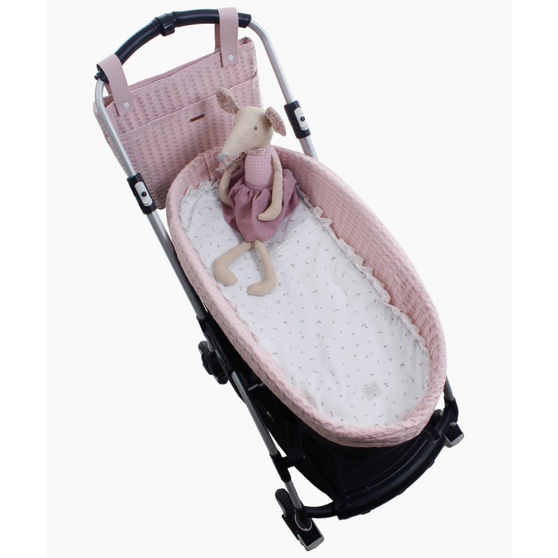 kit Alcofa Base Volante + Musselina Uzturre Renata