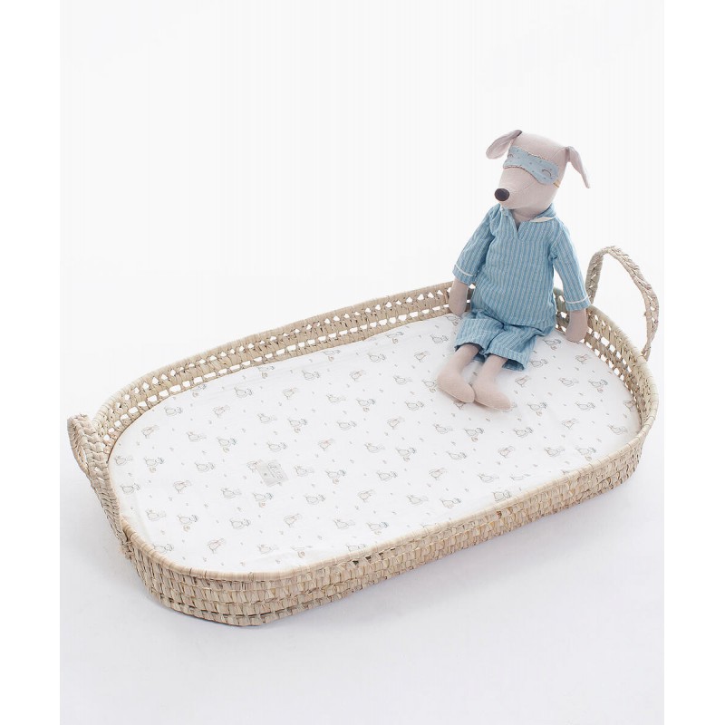 Cesto de muda de roupa em vime Uzturre Teddy