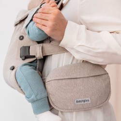 Porta-bebés Babybjorn Harmony Melange com bolsa a tiracolo