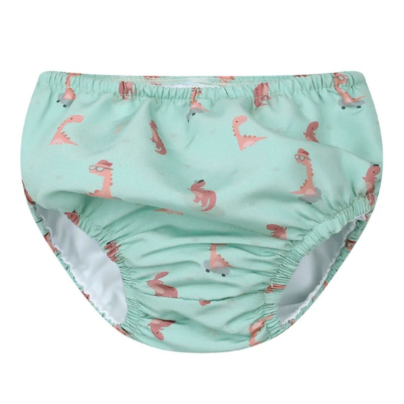 Fato de banho de fraldas com folhos Cool Dinos - Monnëka