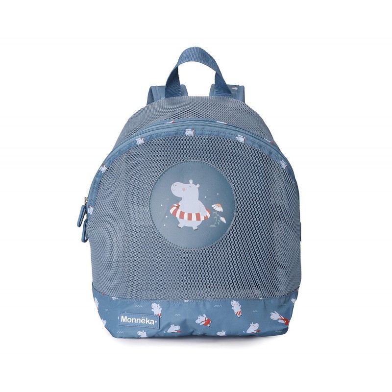 Mochila para crianças à prova de areia Monnëka Hippos