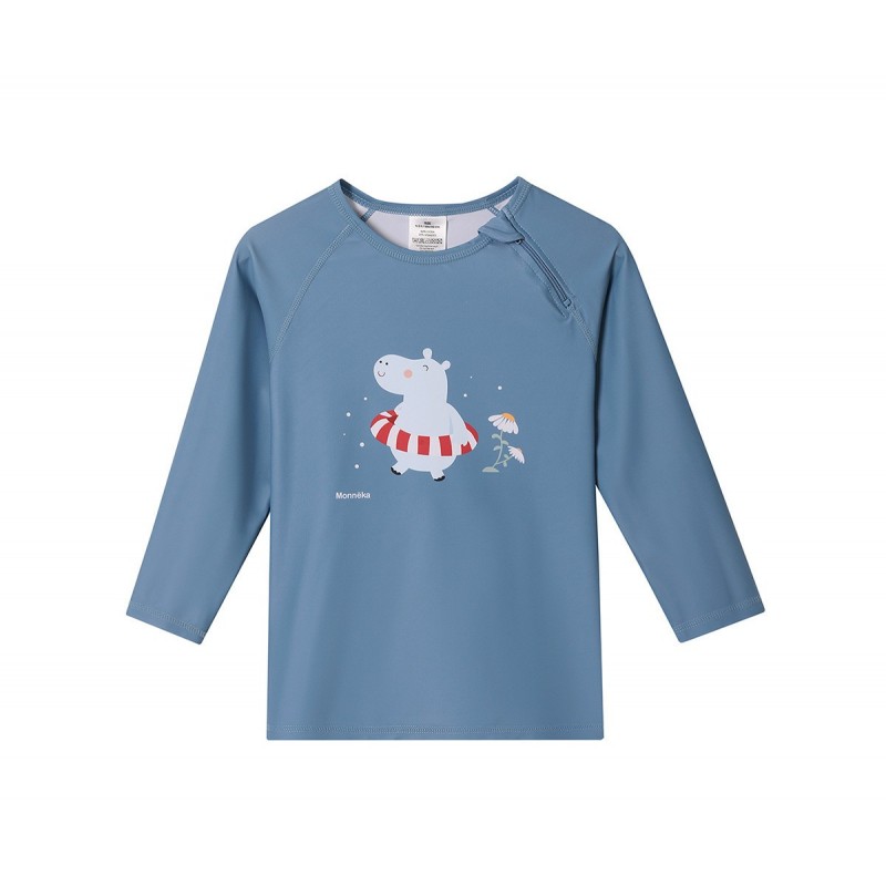 Camiseta Protección Solar Monnëka Manga larga Hippos