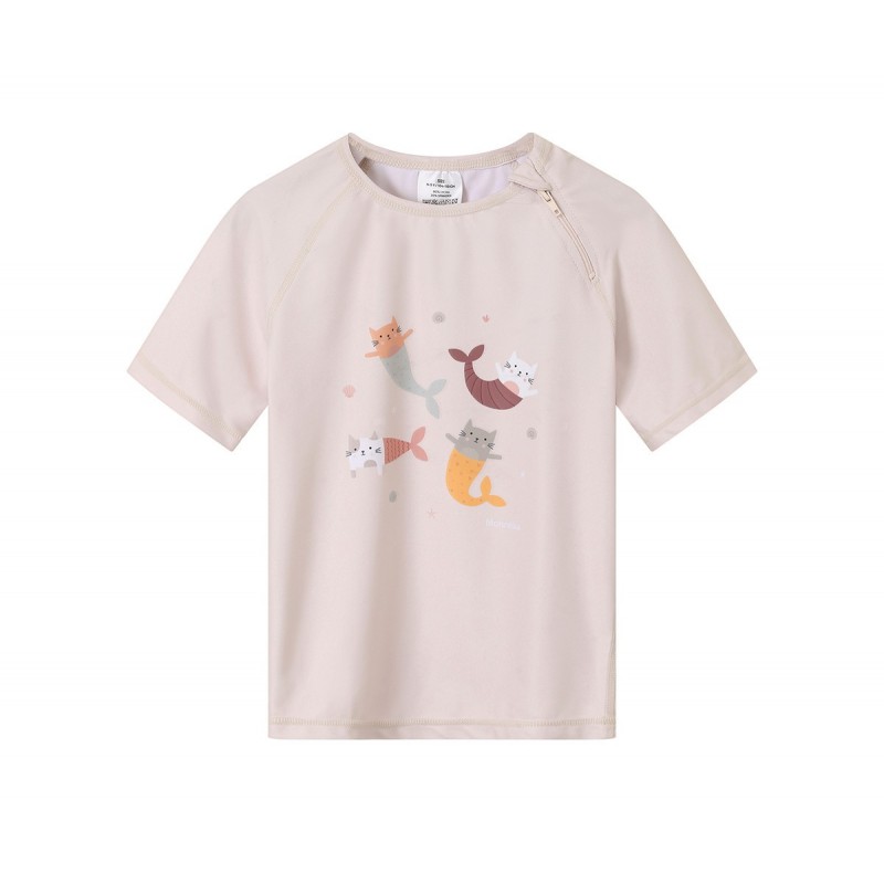 Camiseta Protección Solar Monnëka Mermaid Cats