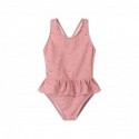 Bañador Monnëka Cruzado con Volantes Whale Pink