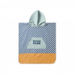 Poncho Monnëka Stripes Blues & Beyond