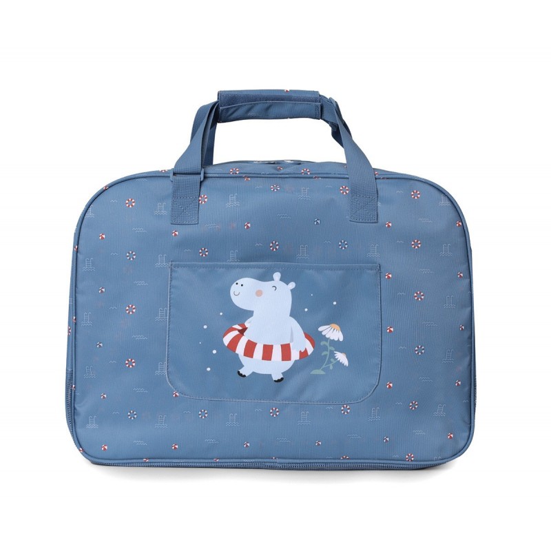 Saco de praia personalizável com grelha Monnëka Hipopótamos