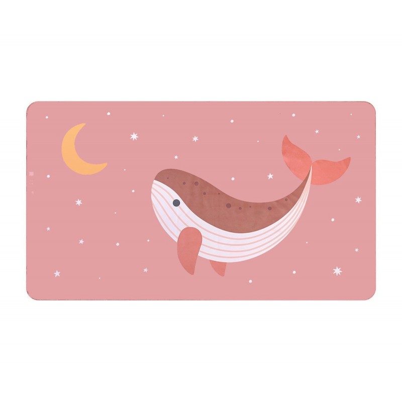 Toalla Playa Microfibra Personalizable Monnëka Whale Pink