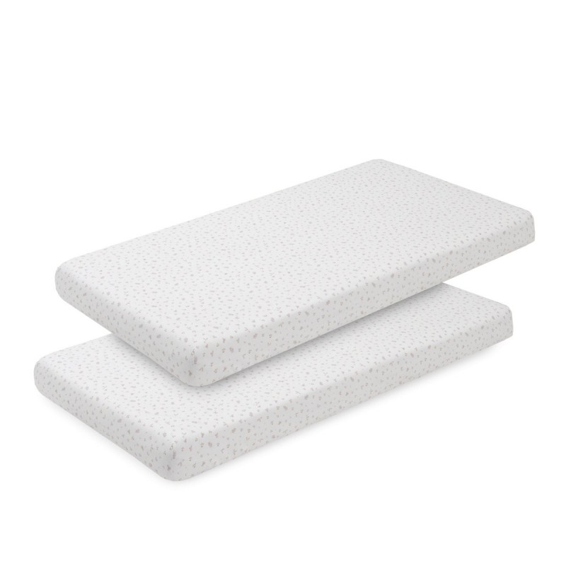 Lençol de berço 60 pack 2 pcs. Cambrass Plumeti