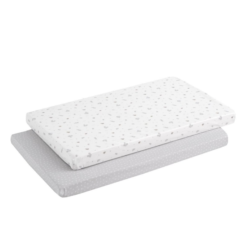 Pacote de lençóis para cama de grades 2 peças. Cambrass Ardi
