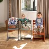 Conjunto de cadeira alta Stokke Tripp Trapp com Baby Set² e almofada