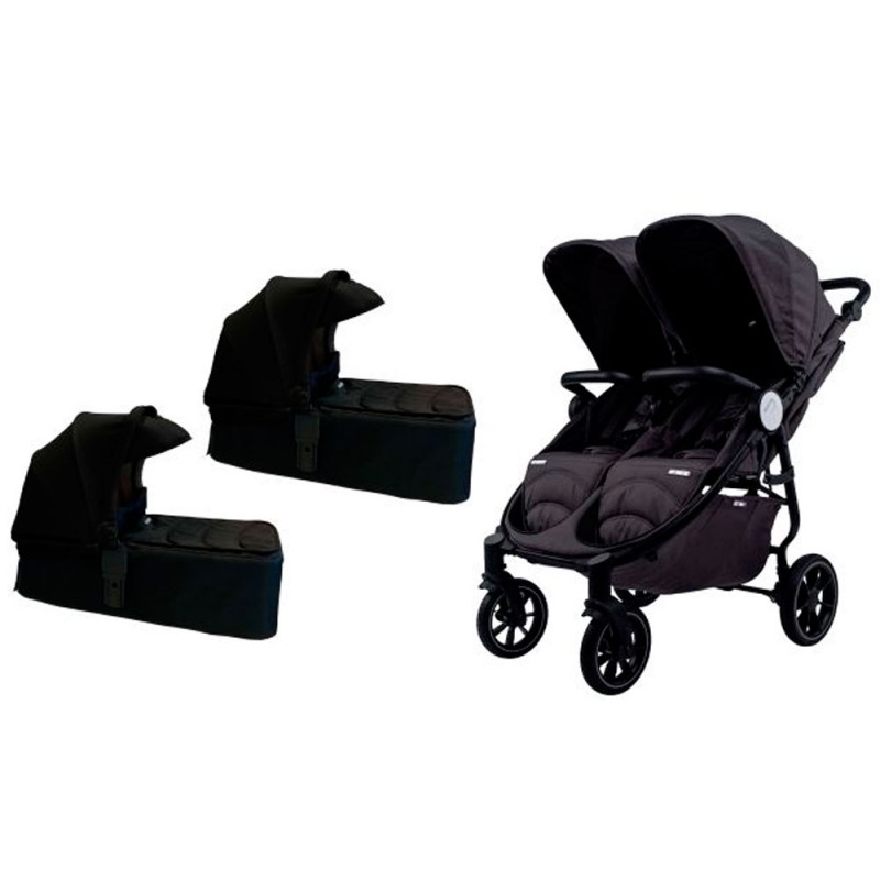 Carrinho de bebé para gémeos Baby Monsters Easy Twin 4 Complete