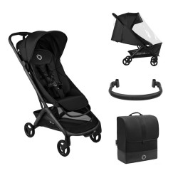 Silla paseo Bugaboo Butterfly 2 con plástico lluvia barra apoyabrazos y bolsa de transporte