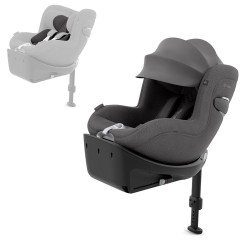 Cadeira auto « Cybex » Sirona Ti I-size Plus com adaptador e capota anti-chuva