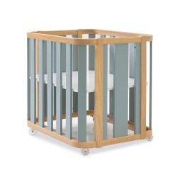 Minicuna cuna cama escritorio 4 en 1 Alondra Madera Crea Tre Nomad