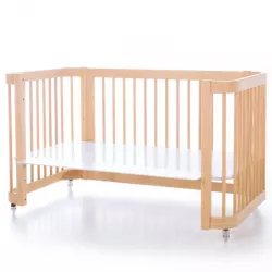 Mini-berço « Alondra » da CREA com colchão Ecuscare anti-plagiocefalia