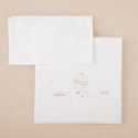 Conjunto de lençóis de malha Bimbi Noe minicot