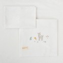 Conjunto de lençóis de malha minicot Bimbi Deer