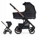 Cochecito Duo Bebecar PROW COMPACT KA410 chasis Fumé Rosa Preto