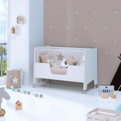 Berço-cama-sofá-secretária Alondra OMNI com kit de co-leito