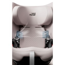 Cadeira auto Britax Romer Swivel-Grow Max Air com capa protetora