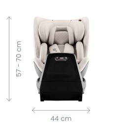 Cadeira auto Britax Romer Swivel-Grow Max Air com capa protetora