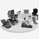 Carrinho de bebé DUO Bugaboo Fox 5 Renew Summer Saver Pack com lontra