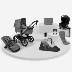 Carrinho de bebé DUO Bugaboo Fox 5 Renew Summer Saver Pack com lontra