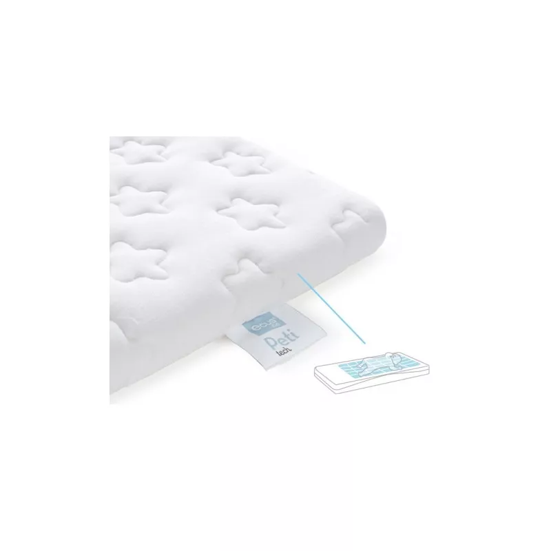 Mini colchão de berço respirável Ecus kid PETI