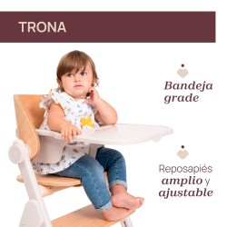 Trona Chicco Meraviglia con vajilla
