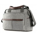 Bolsa Inglesina Bolsa dupla Aptica Mineral Cinzento