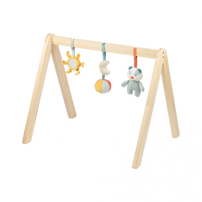 Arco de juegos de madera Nattou Felix & Leo
