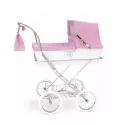 Carrinho de bebé para bonecas Bebelux Donosti Rosa PERSONALIZÁVEL