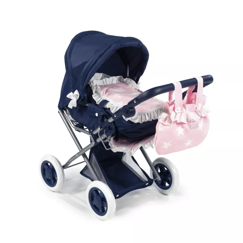 Carrinho de bebé para bonecas La Nina CARLOTA pequeno (44X37X65 CM)
