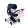 Carrinho de bebé para bonecas La Nina CARLOTA pequeno (44X37X65 CM)
