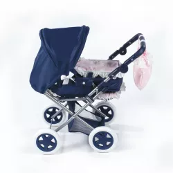 Carrinho de bebé para bonecas La Nina CARLOTA pequeno (44X37X65 CM) crioh.com