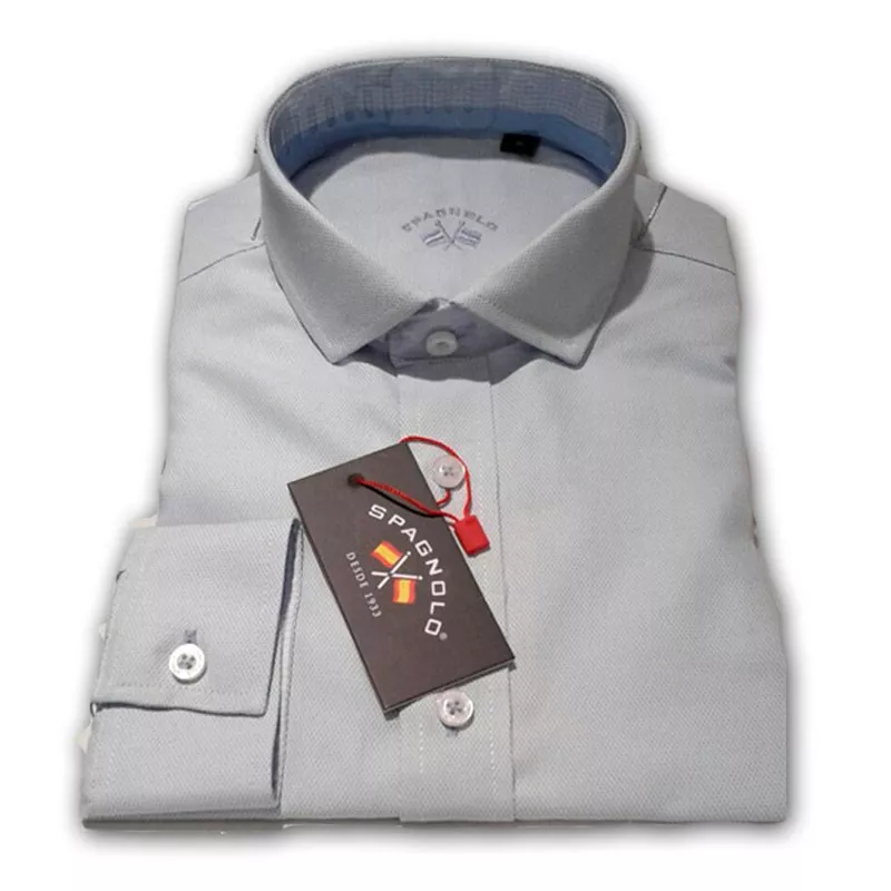 Camisa Spagnolo cuello cutaway dobby 4099