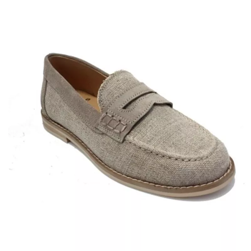 Zapato Landos piel Lino natural