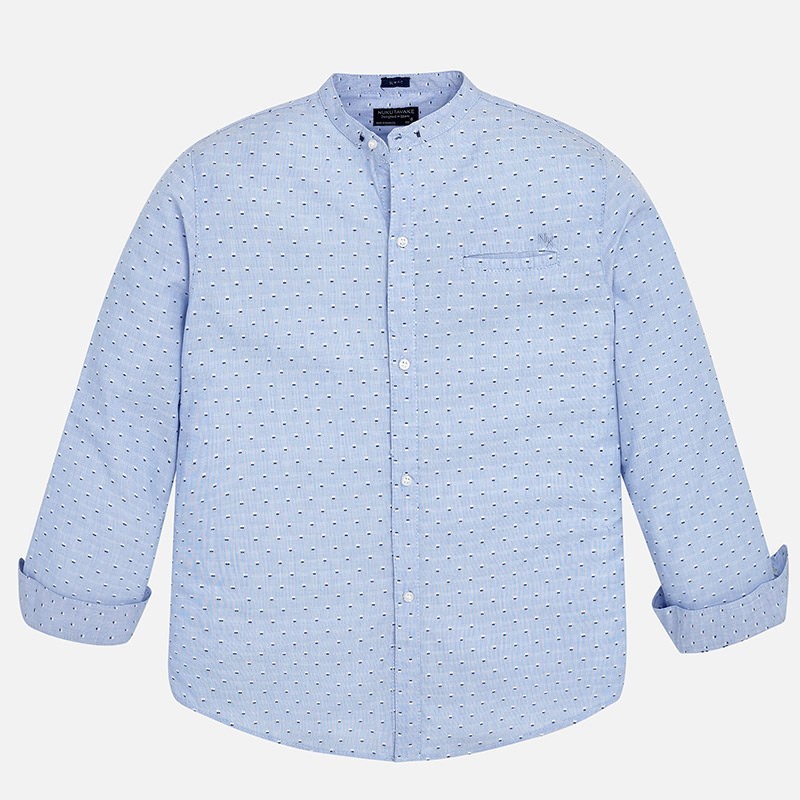 Camisa m/l Mayoral colarinho mao