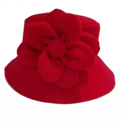 Gorro muflon Babine con flor