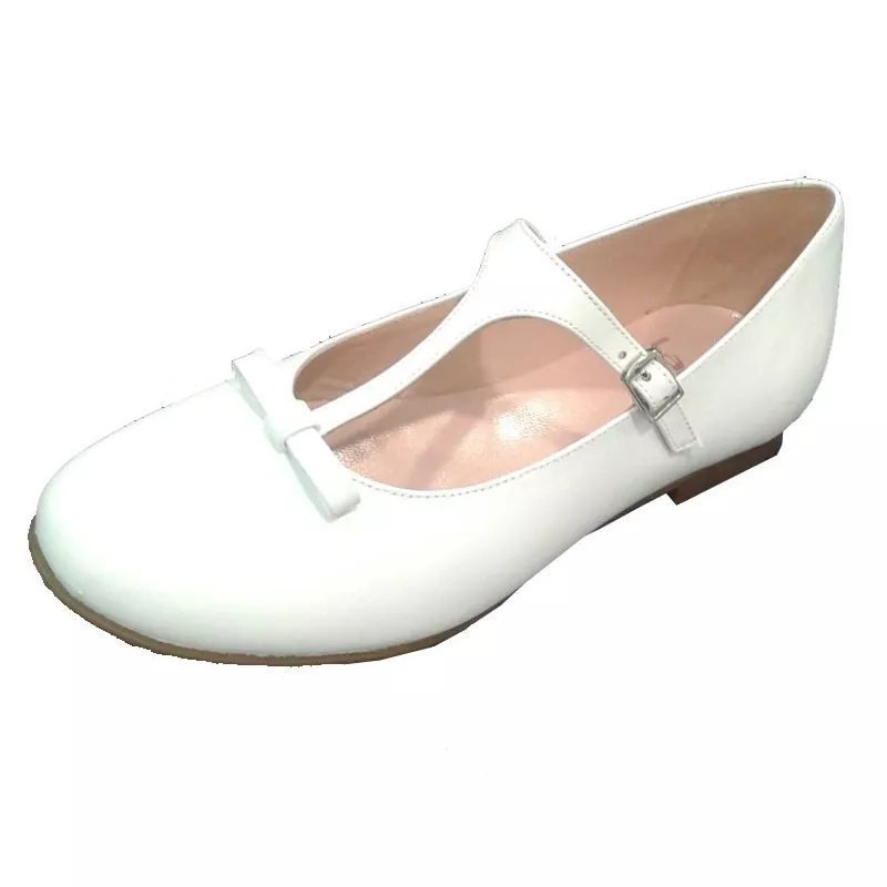 Zapato Landos piel sedalina blanco