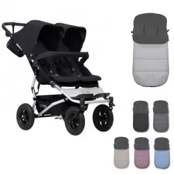 PACK Cadeira GEMELAR Mountain Buggy Duet 3.2 com 2 sacos