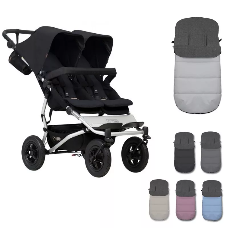 PACK Cadeira GEMELAR Mountain Buggy Duet 3.2 com 2 sacos