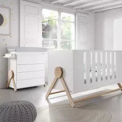 Quarto Micuna Baloiço com berço e banheira Transporte e montagem gratuitos