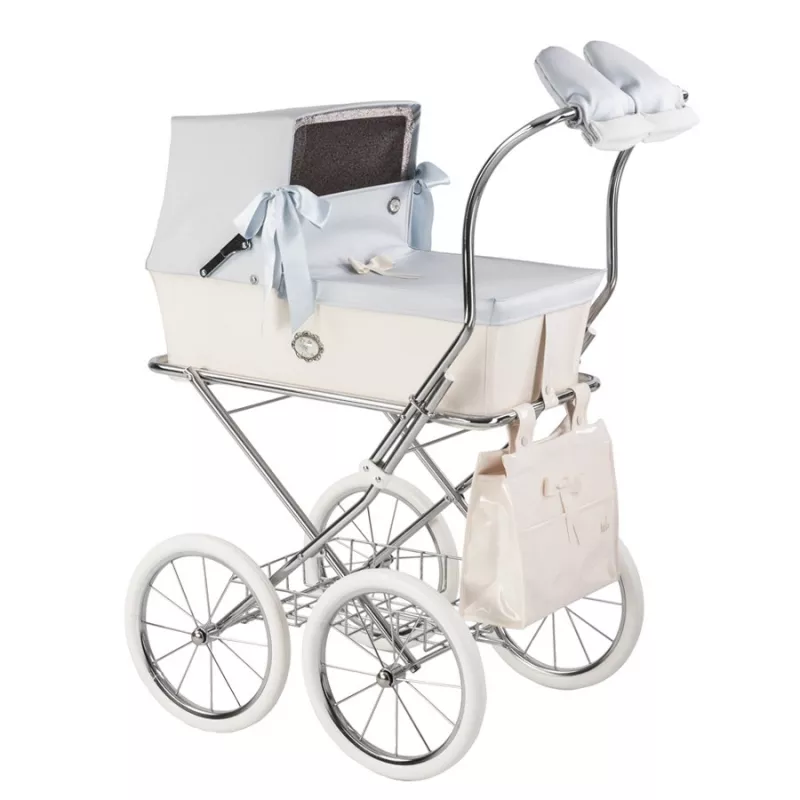Cochecito de muñecas  Bebelux capota charol Sweet Celeste PERSONALIZABLE