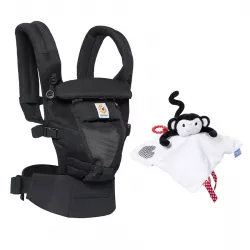 PACK Mochila Portabebes Ergobaby Adapt SoftFlex Mesh con dou dou