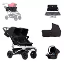 PACK HERMANOS SEGUIDOS + AUTO + Cesta JOIE BAG Mountain Buggy Duet 3.2