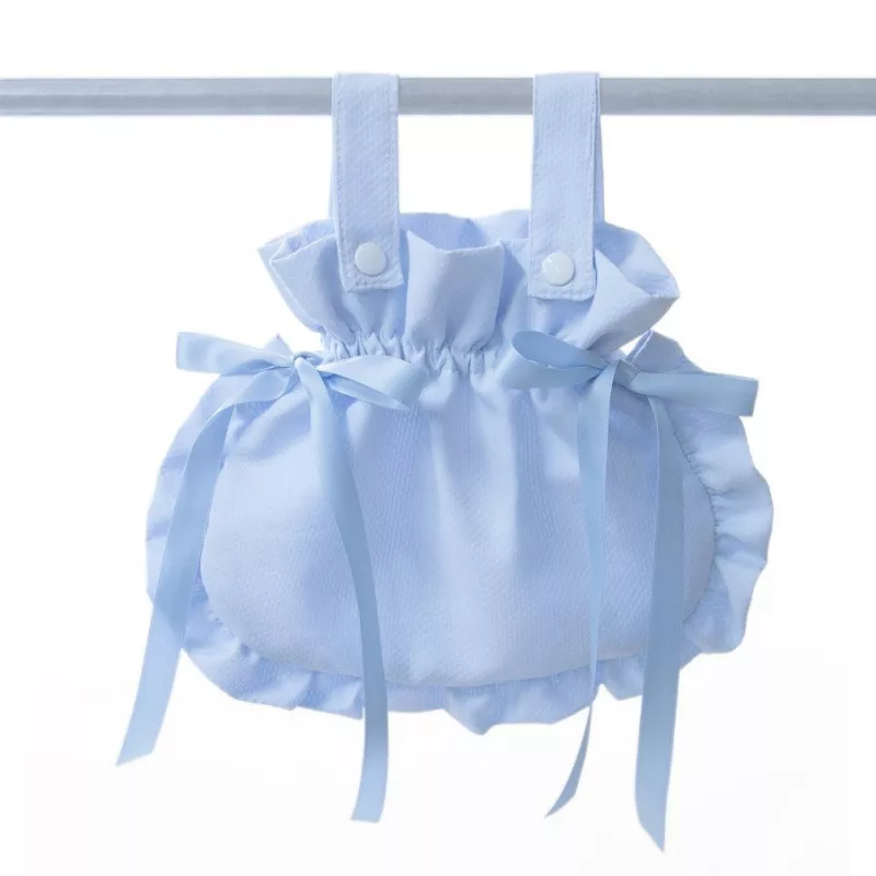 Bolso Bombonera Bebelux Pique Celeste