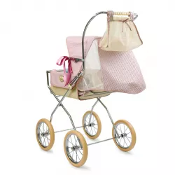 Silla muñecas Bebelux Vintage Reborn Rosa Empolvado PERSONALIZABLE