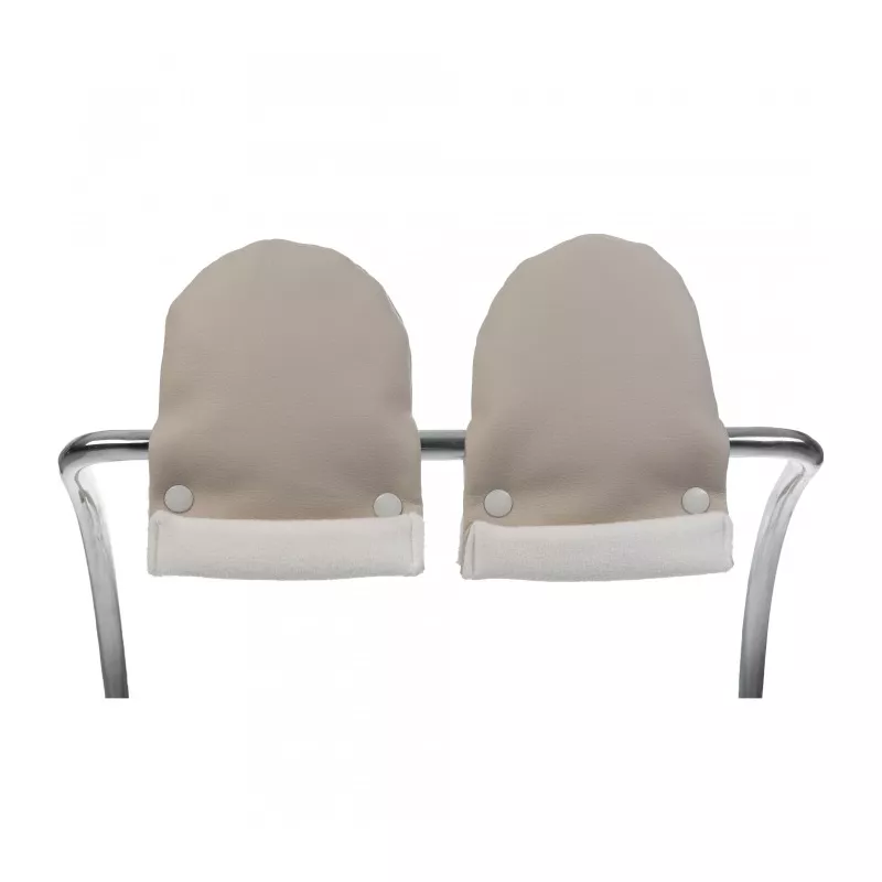 Manoplas para silla muñecas Bebelux Beige