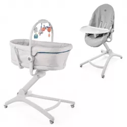 PACK Mini Berço Multifuncional Chicco Baby Hug Pro 5 em 1 com tabuleiro e cobertura higiénica